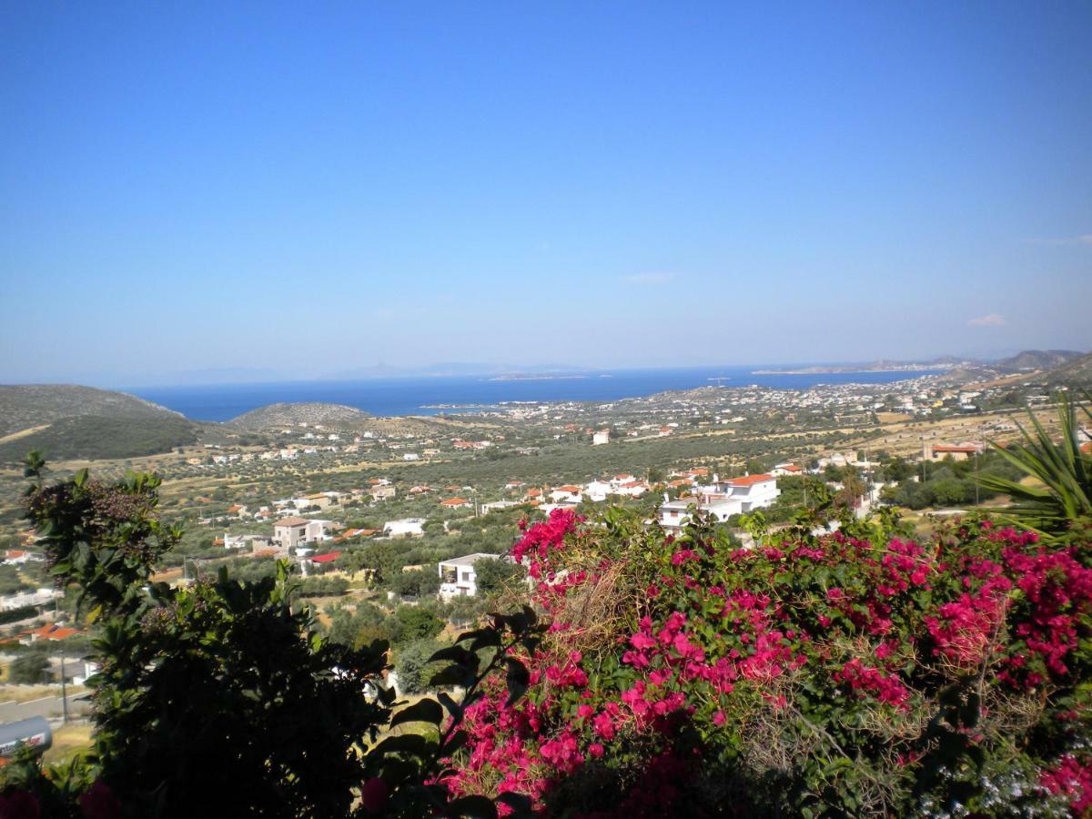 Outstanding Panoramic View, 10΄ beach, 20΄ airport Olimbos المظهر الخارجي الصورة
