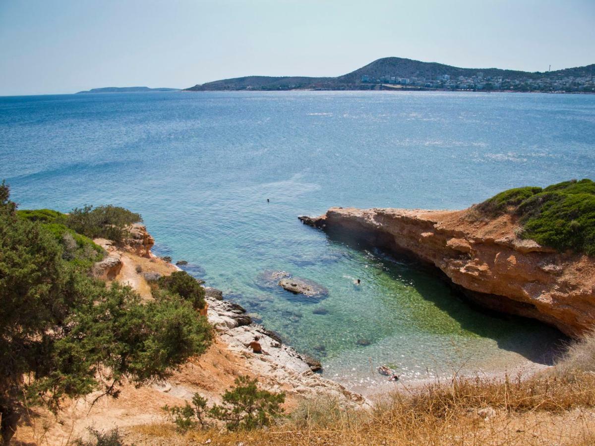 Outstanding Panoramic View, 10΄ beach, 20΄ airport Olimbos المظهر الخارجي الصورة