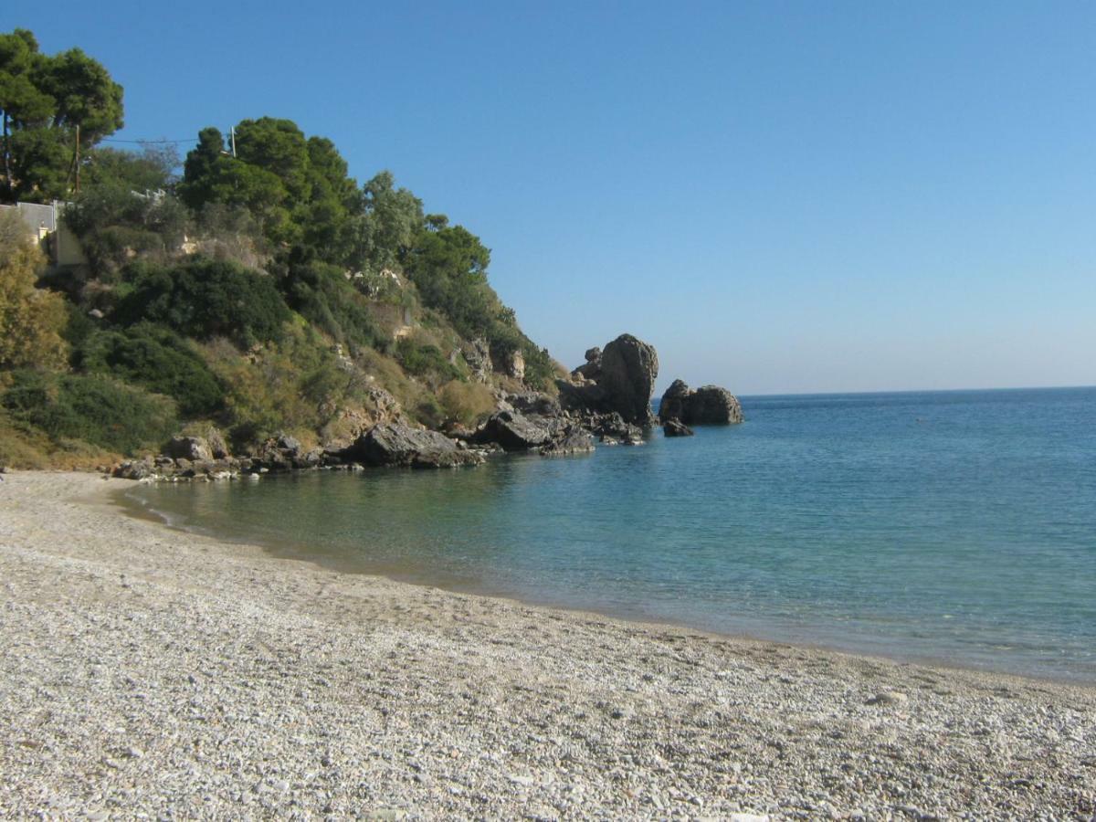 Outstanding Panoramic View, 10΄ beach, 20΄ airport Olimbos المظهر الخارجي الصورة
