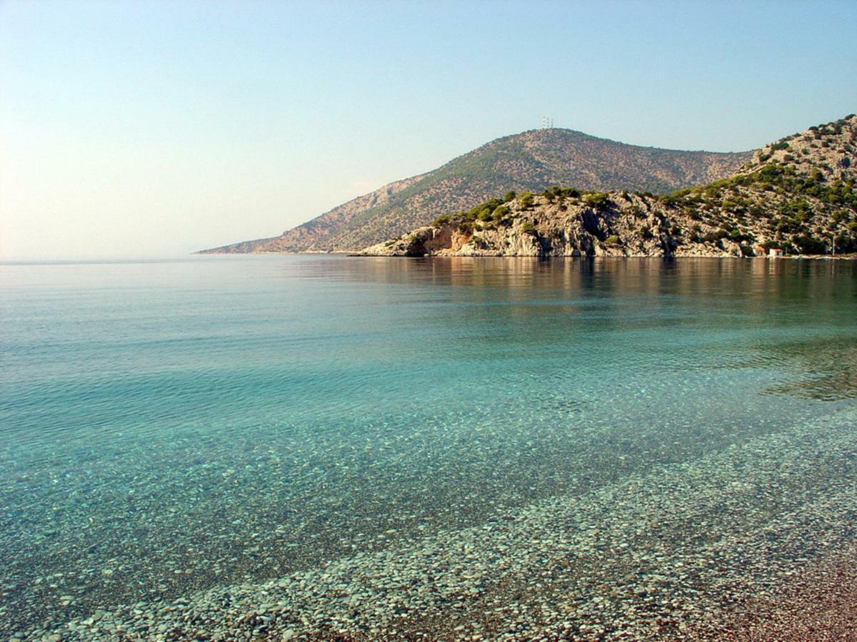 Outstanding Panoramic View, 10΄ beach, 20΄ airport Olimbos المظهر الخارجي الصورة