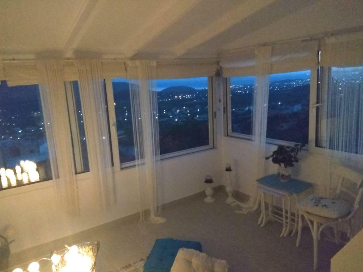 Outstanding Panoramic View, 10΄ beach, 20΄ airport Olimbos المظهر الخارجي الصورة
