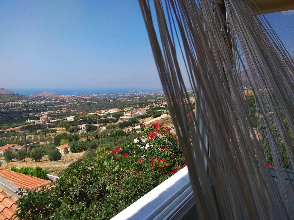 Outstanding Panoramic View, 10΄ beach, 20΄ airport Olimbos المظهر الخارجي الصورة