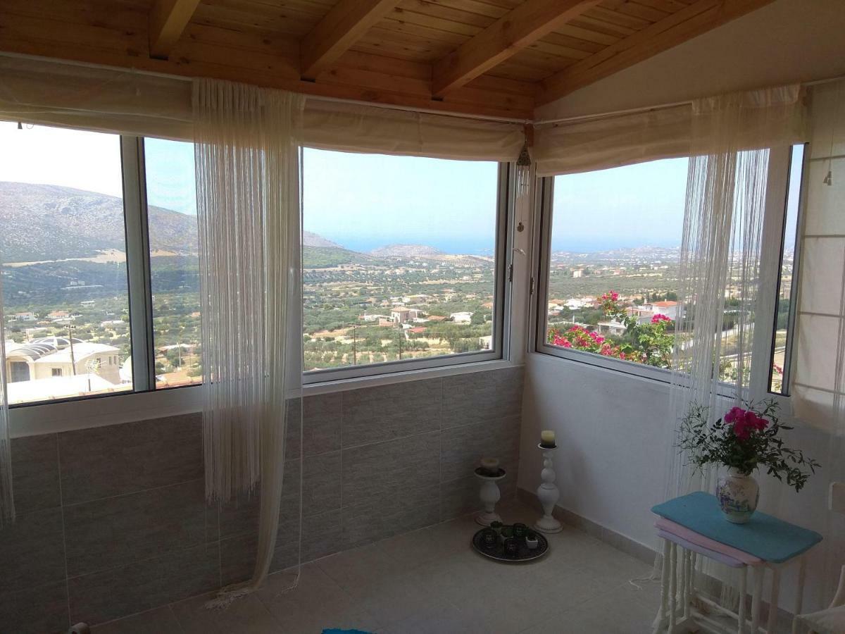 Outstanding Panoramic View, 10΄ beach, 20΄ airport Olimbos المظهر الخارجي الصورة