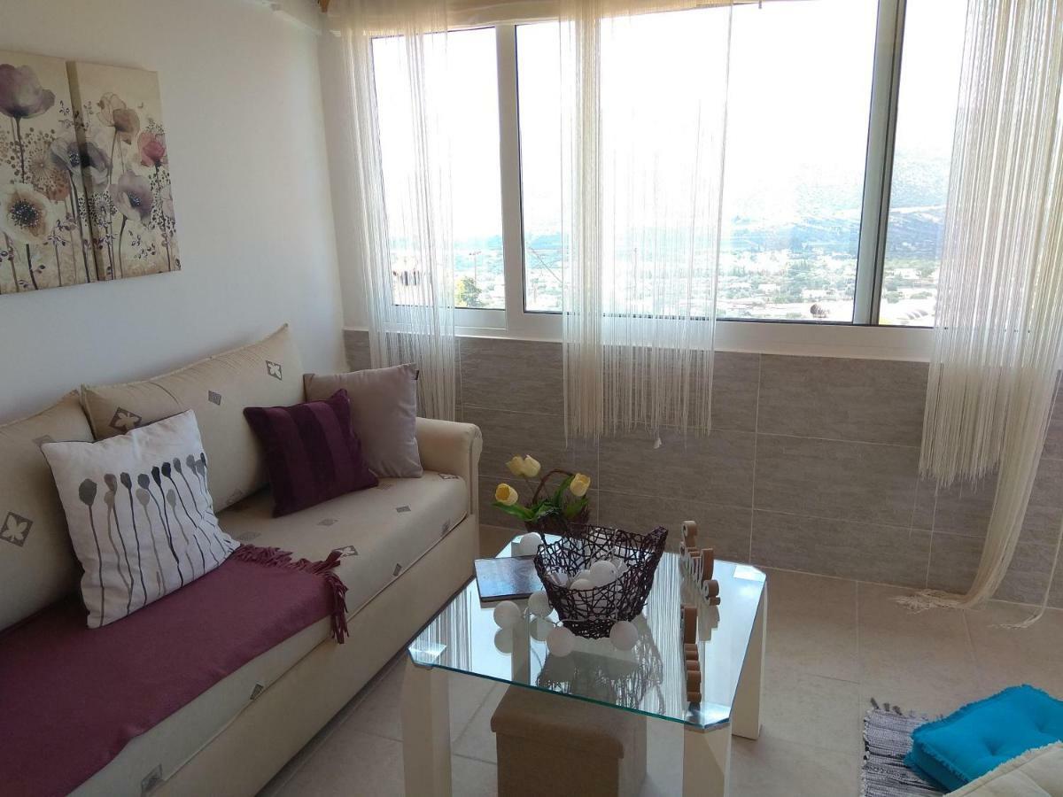 Outstanding Panoramic View, 10΄ beach, 20΄ airport Olimbos المظهر الخارجي الصورة